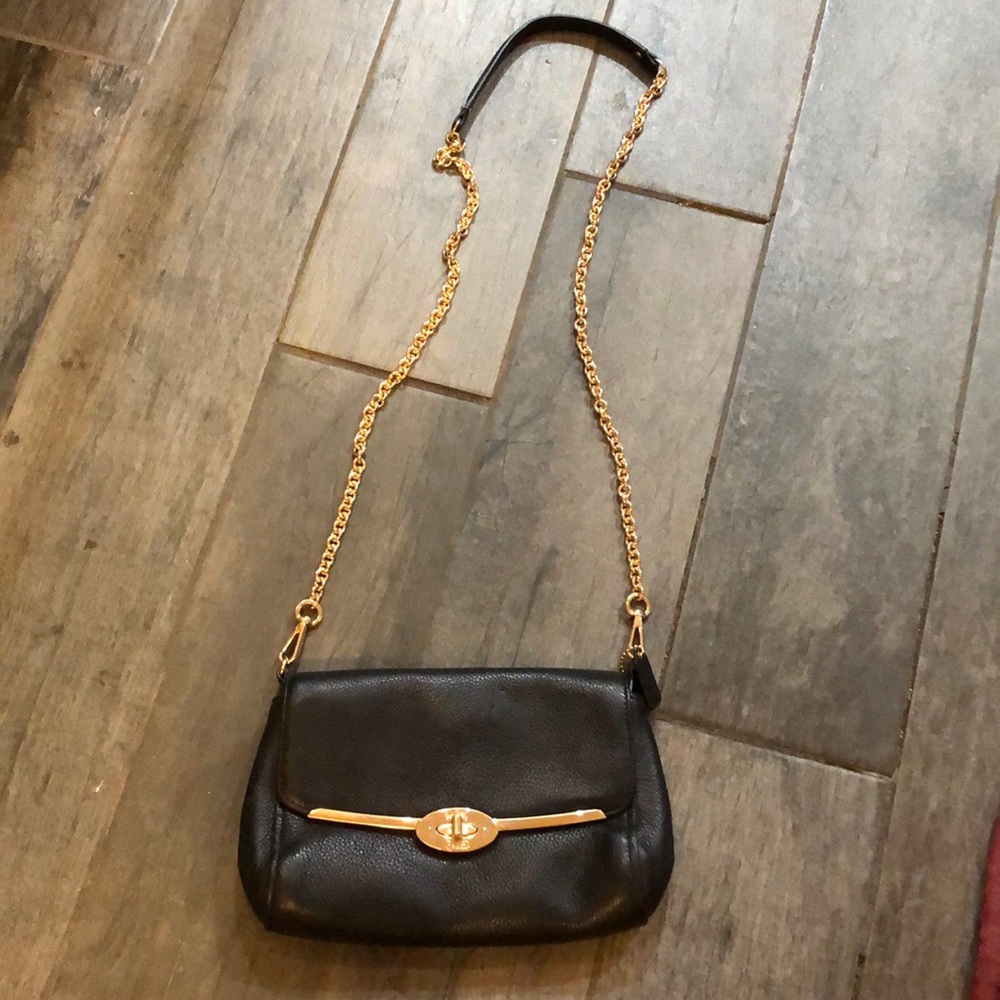 Coach small shoulder purse/clutch